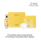 Tinh chất làm sáng và căng bóng Da O Hui Miracle Toning Glow Serum Special (Set 2 món)