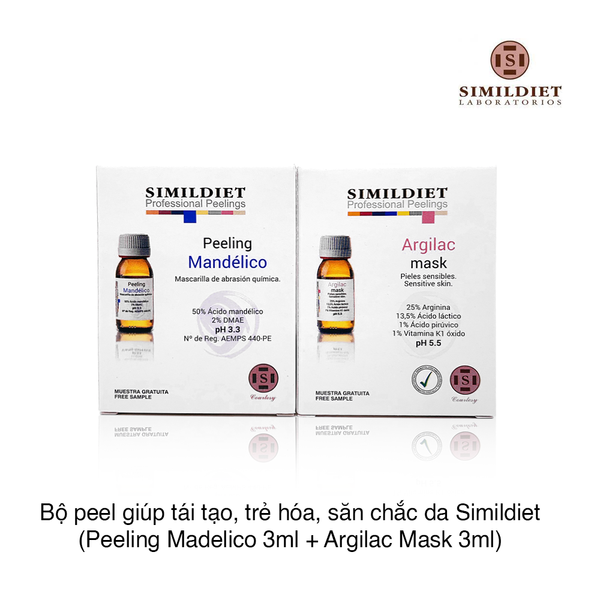 Bộ tẩy tế bào chết sinh học giúp trẻ hóa căng bóng da PEELING MANDÉLICO