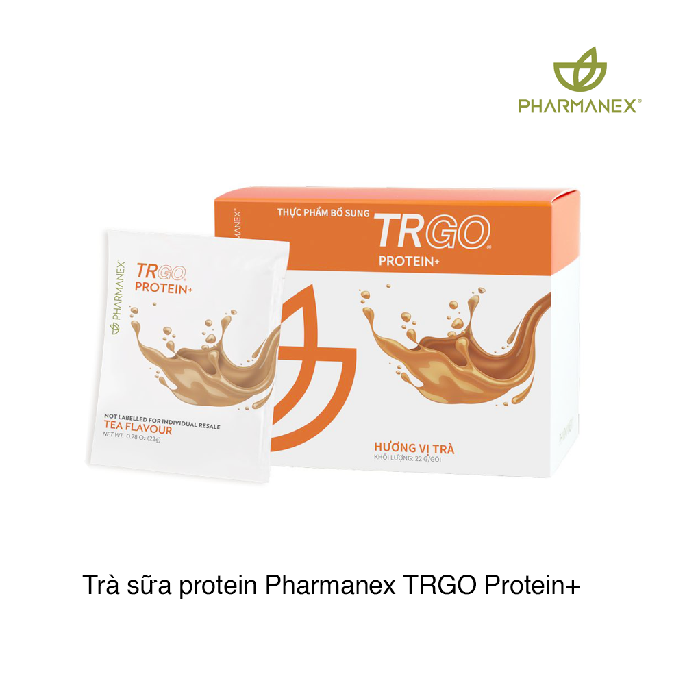 Trà sữa protein Pharmanex TRGO Protein+ (22g x 15 gói) – Chợ Tình Của Boo