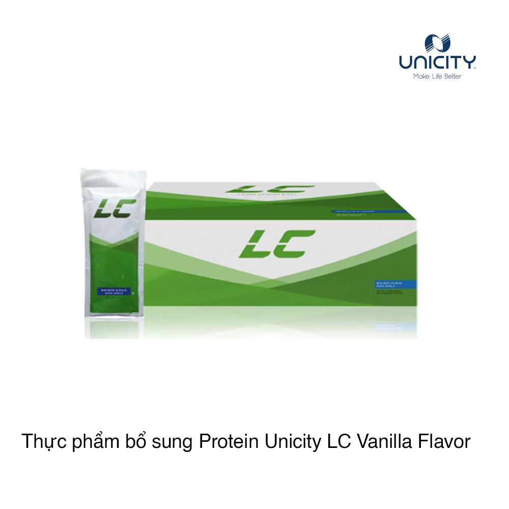 Thực phẩm bổ sung Protein Unicity LC Vanilla Flavor (30g x