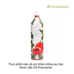 Thực phẩm bảo vệ sức khỏe chống oxy hóa Nước Gấc G3 Pharmanex 900ml
