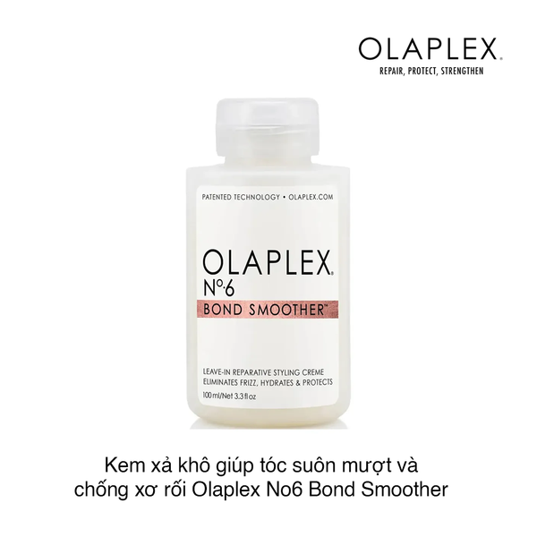 Kem xả khô giúp tóc suôn mượt và chống xơ rối Olaplex No6 Bond Smoother 100ml