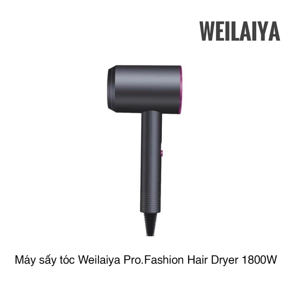 Máy sấy tóc Weilaiya Pro. Fashion Hair Dryer 1800W (Tím)