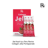 Set thạch lựu Peru Revive Collagen Jelly Pomegranate (25ml x 7 gói x 4 hộp)