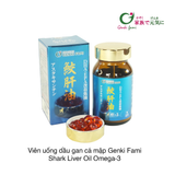 Viên uống dầu gan cá mập Genki Fami Shark Liver Oil Omega-3 (90 viên)