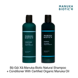 Bộ Gội Xã Manuka Biotic Natural Shampoo + Conditioner For Sensitive Scalp With Certified Organic Manuka Oil