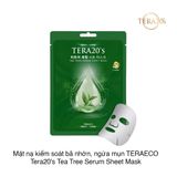 Mặt nạ kiểm soát bã nhờn, ngừa mụn TERAECO Tera20's Tea Tree Serum Sheet Mask (8 miếng)