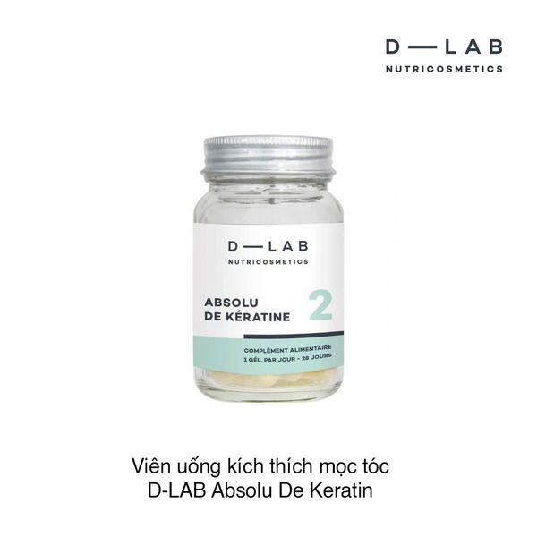 Viên uống kích thích mọc tóc D-LAB Absolu De Keratin (28 viên)