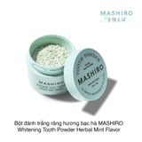 Bột đánh trắng răng hương bạc hà MASHIRO Whitening Tooth Powder Herbal Mint Flavor 30g
