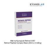 Mặt nạ KyungLab Retinol 0.007 Retinol Peptide Compex Mask (25ml x 3 miếng)