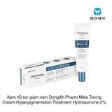 Kem hỗ trợ làm giảm nám DongAh Pharm Mela Toning Cream Hyperpigmentation Treatment Hydroquinone 2% 30g