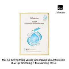 Mặt nạ dưỡng trắng và cấp ẩm chuyên sâu JMsolution Duo Up Whitening & Moisturizing Mask (30ml x 10 miếng)