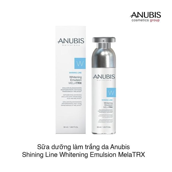Sữa dưỡng làm trắng da Anubis Shining Line Whitening Emulsion MelaTRX 50ml (Hộp)