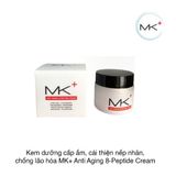 Kem dưỡng cấp ẩm, cải thiện nếp nhăn, chống lão hóa MK+ Anti Aging 8-Peptide Cream 50ml