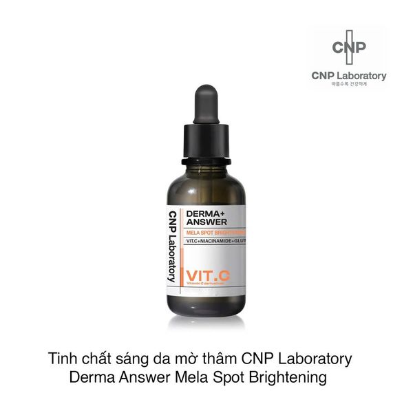 Tinh chất sáng da mờ thâm CNP Laboratory Derma Answer Mela Spot Brightening 5:2 Ampule Vit.C 15ml