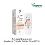 Tinh chất chống nắng 6in1 Vinapharma Vinamake Rice Sun Serum SPF50 50ml