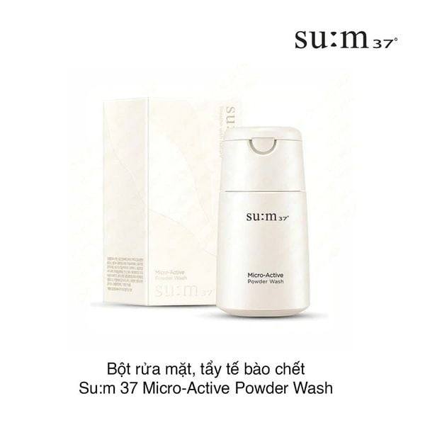 Bột rửa mặt, tẩy tế bào chết Su:m 37 Micro-Active Powder Wash 60g