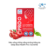 Viên uống chống nắng dưỡng trắng da Deep Blue Health Pro+ Sunwhite