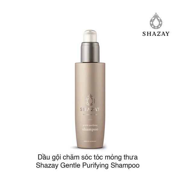 Dầu gội chăm sóc tóc mỏng thưa Shazay Gentle Purifying Shampoo 100ml