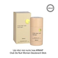 Lăn khử mùi nước hoa ARMAF Club De Nuit Women Deodorant Stick 75g