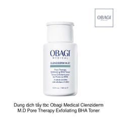 Dung dịch tẩy tbc Obagi Medical Clenziderm M.D Pore Therapy Exfoliating BHA Toner 2% Salicylic Acid 148ml