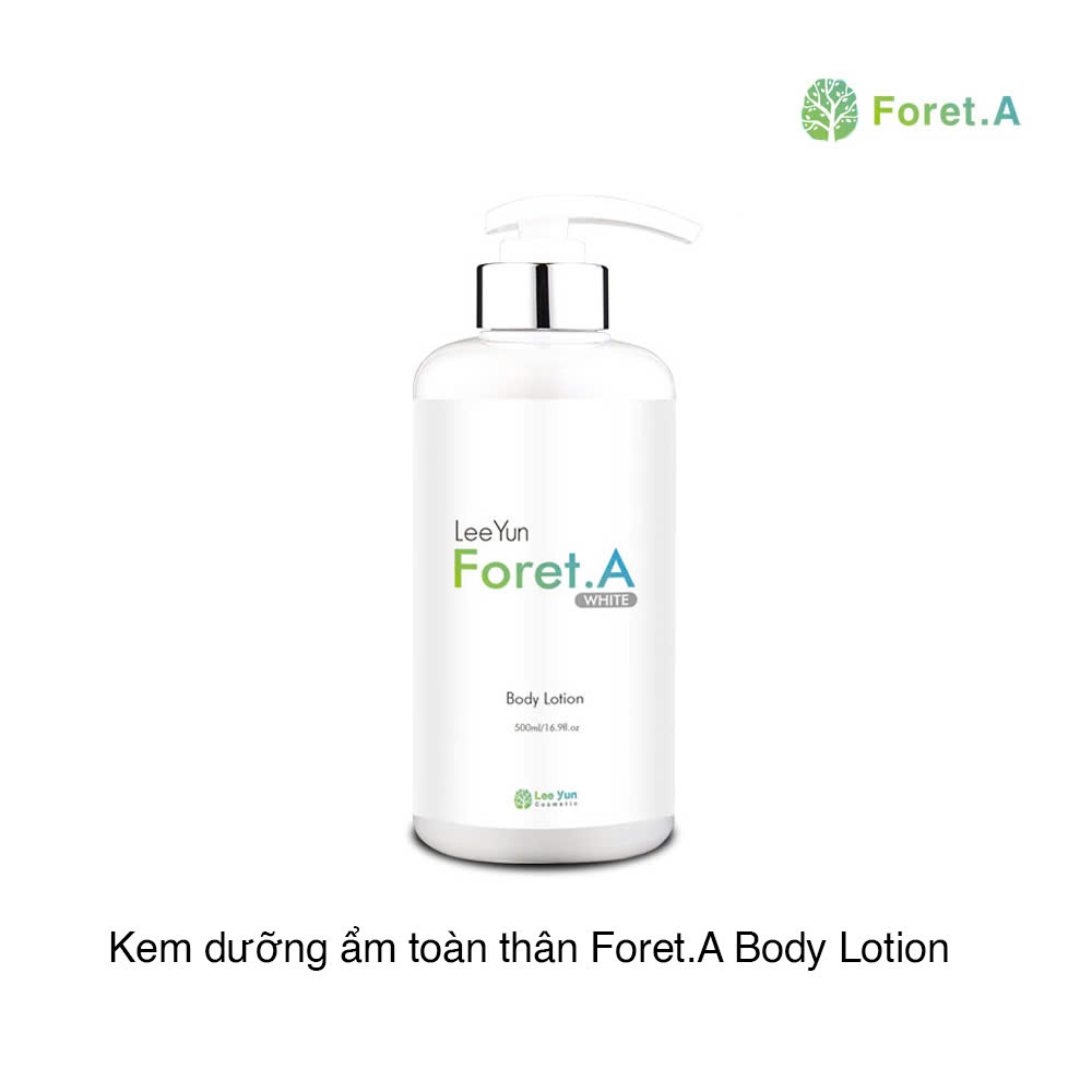 Kem dưỡng ẩm toàn thân Foret.A Body Lotion 500ml