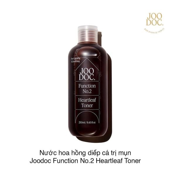 Nước hoa hồng diếp cá trị mụn Joodoc Function No.2 Heartleaf Toner 250ml