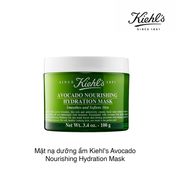 Mặt nạ dưỡng ẩm Kiehl's Avocado Nourishing Hydration Mask 100g (Xanh lá)