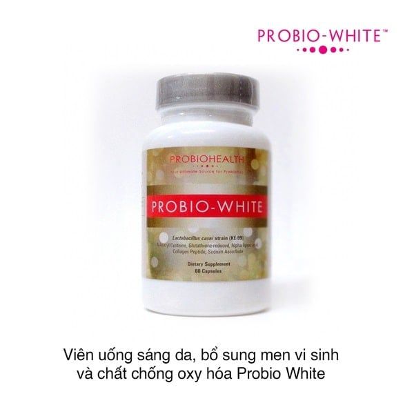 Viên Uống Sáng Da Bổ Sung Men Vi Sinh Và Chất Chống Oxy Hóa Probiohealth Probio - White