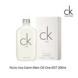 Nước hoa Calvin Klein CK One EDT 200ml