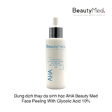 Dung dịch thay da sinh học AHA Beauty Med Face Peeling With Glycolic Acid (Hộp)