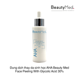 Dung dịch thay da sinh học AHA Beauty Med Face Peeling With Glycolic Acid (Hộp)