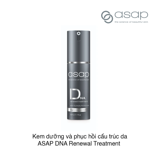 Kem dưỡng và phục hồi cấu trúc da ASAP DNA Renewal Treatment With Telomere Protection 30ml (Hộp)