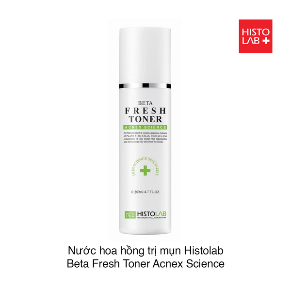 Nước hoa hồng trị mụn Histolab Beta Fresh Toner Acnex Science 200ml