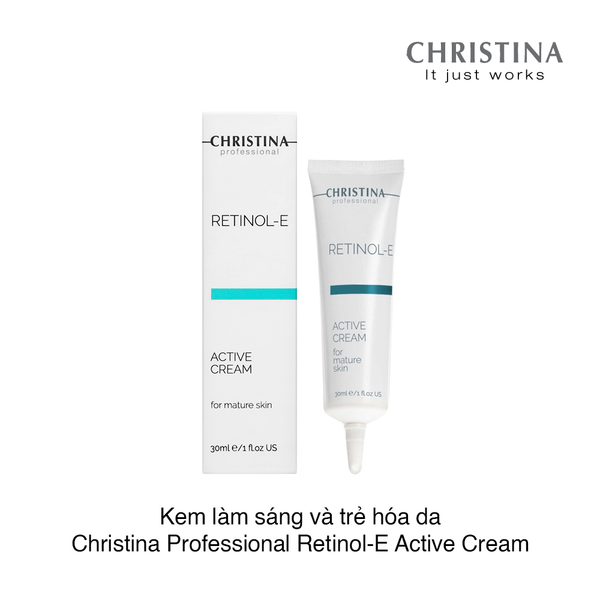 Kem làm sáng và trẻ hóa da Christina Professional Retinol-E Active Cream 30ml (Hộp)