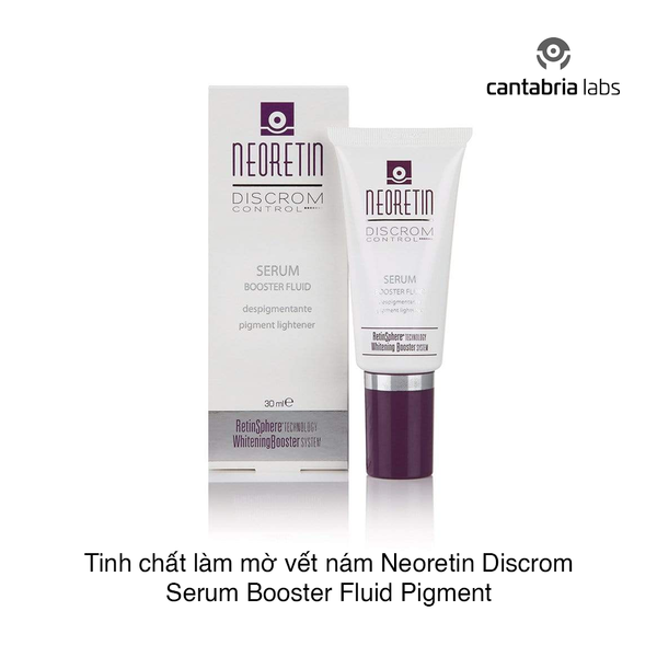 Tinh chất làm mờ vết nám Neoretin Discrom Serum Booster Fluid Pigment Lightener