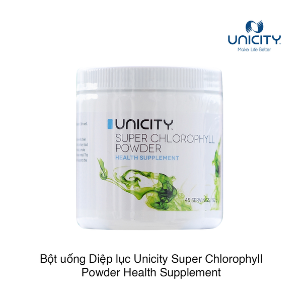 Bột uống Diệp lục Unicity Super Chlorophyll Powder Health Supplement 92g (Hũ)