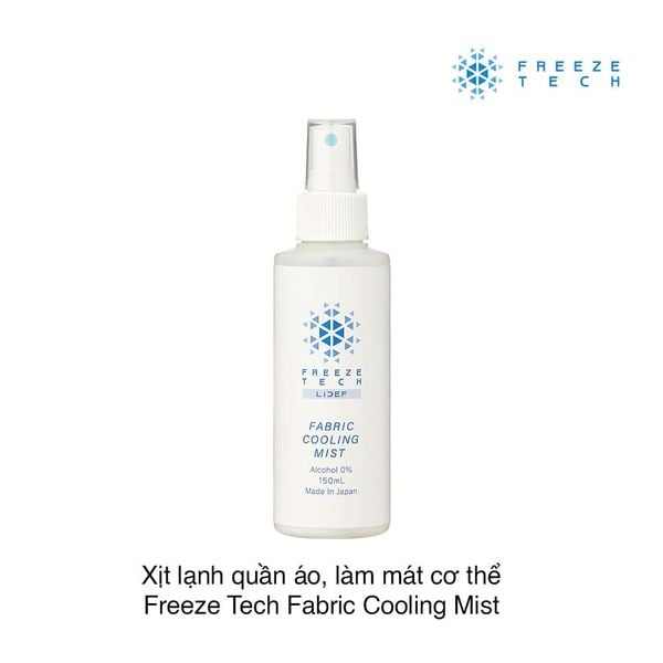 Xịt lạnh quần áo, làm mát cơ thể Freeze Tech Fabric Cooling Mist 150ml