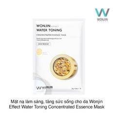 Mặt nạ làm sáng, tăng sức sống cho da Wonjin Effect Water Toning Concentrated Essence Mask (10 miếng + tặng SRM 80ml)