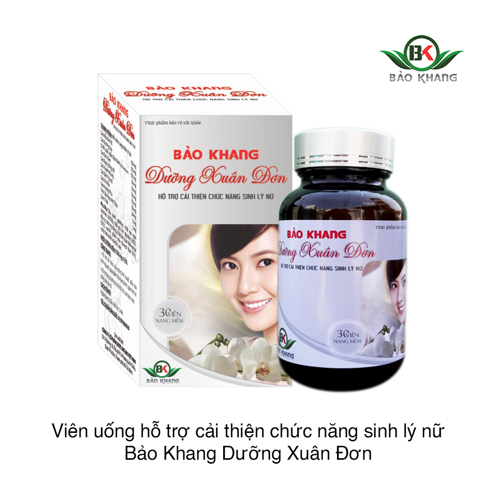 Viên uống hỗ trợ cải thiện chức năng sinh lý nữ Bảo Khang Dưỡng Xuân Đơn