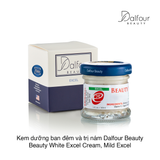 Kem dưỡng ban đêm và trị nám Dalfour Beauty, Beauty White Excel Cream, Mild Excel
