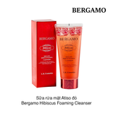 Sữa rửa mặt Atiso đỏ Bergamo Hibiscus Foaming Cleanser