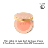 Phấn mắt và má Gucci Blush De Beaute Cheeks & Eyes Powder Luminous Matte