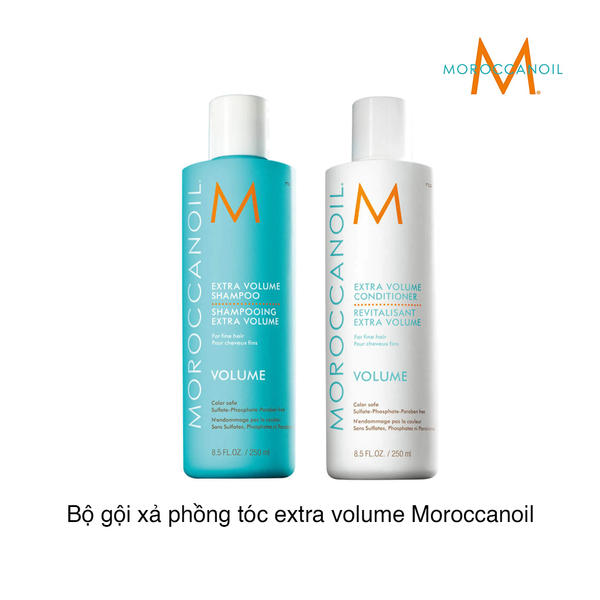 Bộ gội xả phồng tóc extra volume Moroccanoil