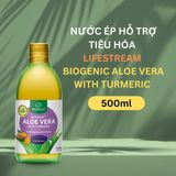 Nước Ép Hỗ Trợ Tiêu Hóa Lifestream Biogenic Aloe Vera With Turmeric 500ml