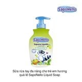 Sữa rửa tay đa năng cho trẻ em hương quả lê SapoNello Liquid Soap 300ml