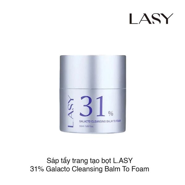 Sáp tẩy trang tạo bọt L.ASY 31% Galacto Cleansing Balm To Foam 50ml