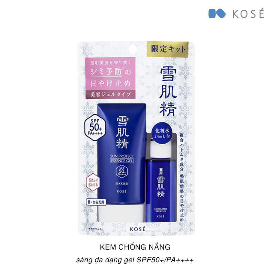 Kem chống nắng sáng da Kose Sekkisei White UV Gel SPF50+/PA++++ ...