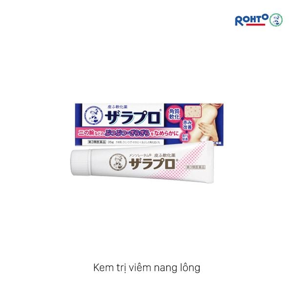 Kem trị viêm nang lông Rohto Zala Pro A Skin cream 35g