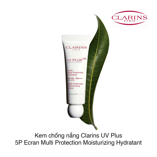 Kem chống nắng Clarins UV Plus 5P Ecran Multi Protection Moisturizing Screen Rose SPF50 50ml (Hộp)